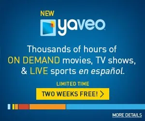Banner: thousands of hours of on-demand movies, TV and live sports en español.
